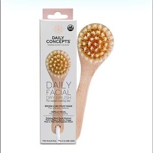 Daily facial dry brush